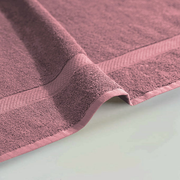 Cotton Terry Towel — Rose — view 4