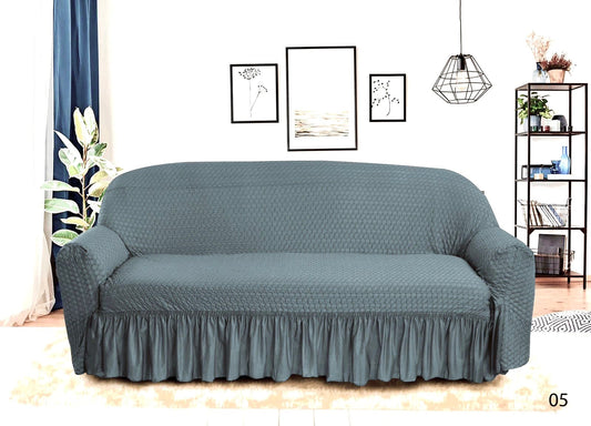 Butterfly Sofa Cover Set — Dark Grey