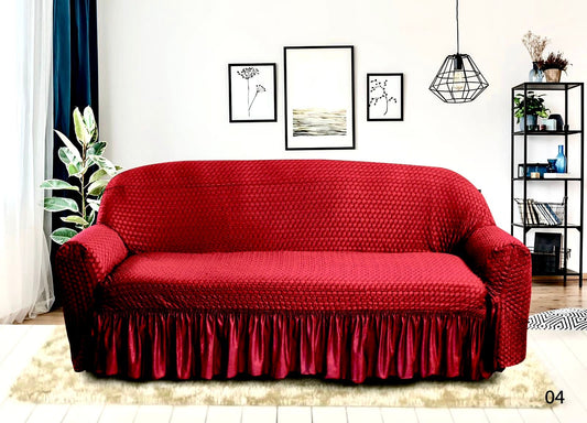 Butterfly Sofa Cover Set — Red