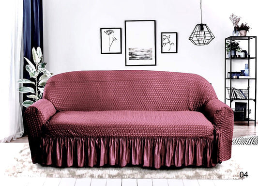 Butterfly Sofa Cover Set — Maroon