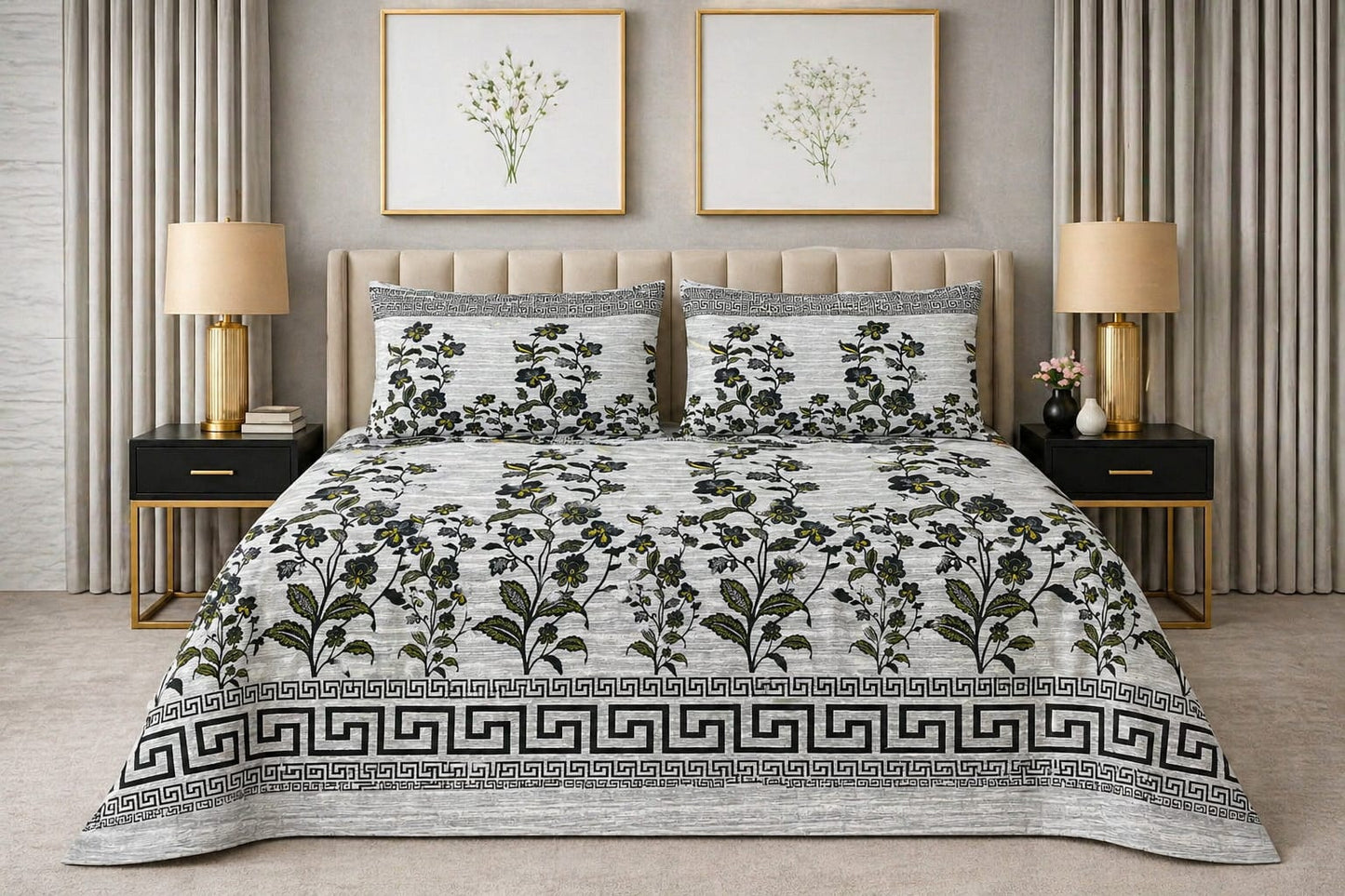 Olive Garden — King Bedsheet Set