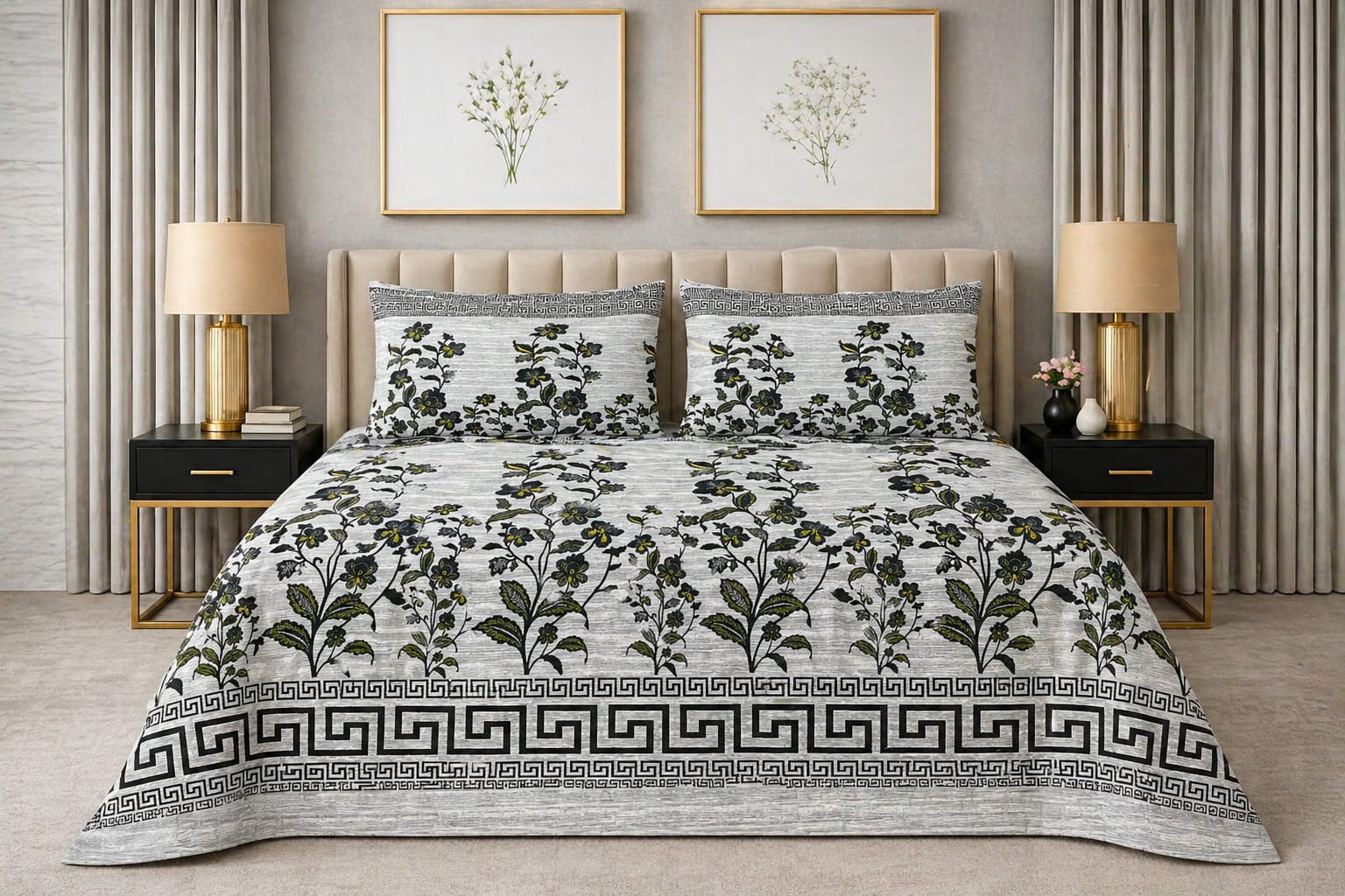 Olive Garden — King Bedsheet Set