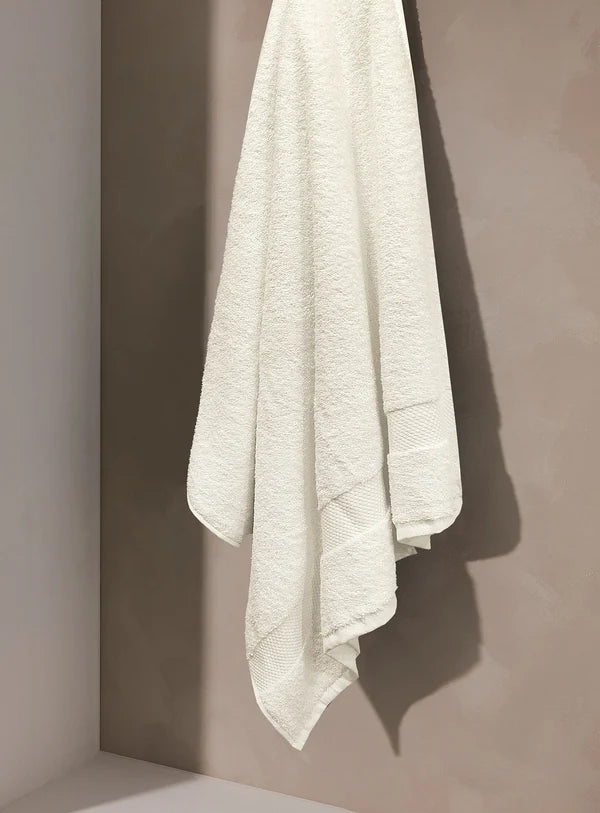 Cotton Terry Towel — Cream — view 2