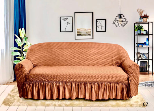 Butterfly Sofa Cover Set — Copper