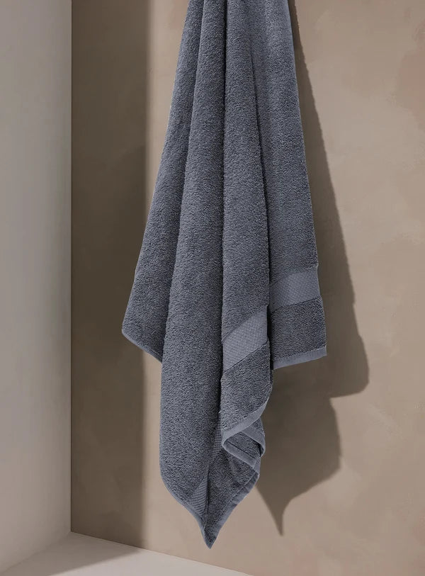 Cotton Terry Towel — Grey — view 2