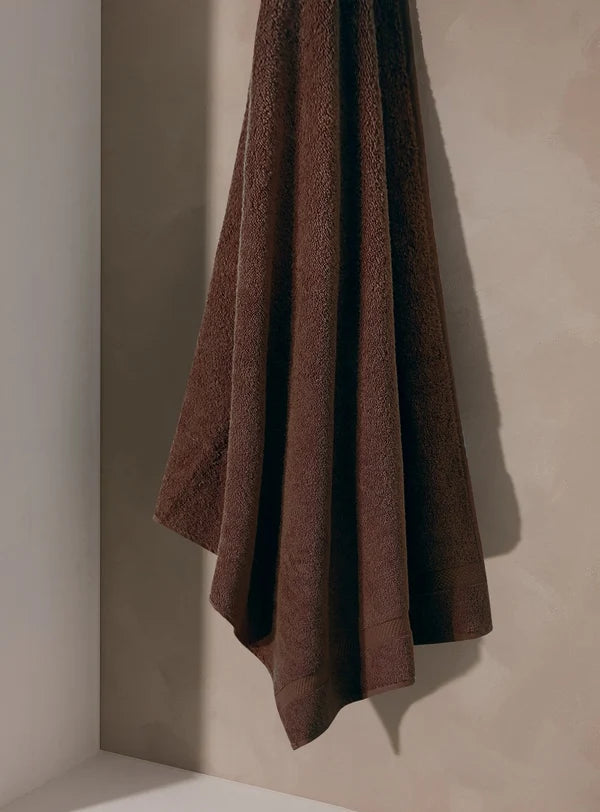 Cotton Terry Towel — Mocha — view 4
