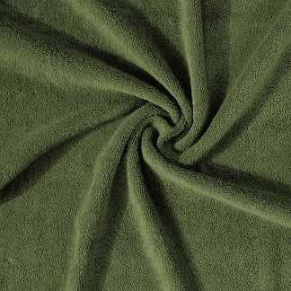 Cotton Terry Towel — Olive — view 3