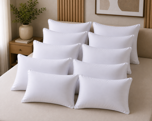 Bed Pillows — Pack of 10