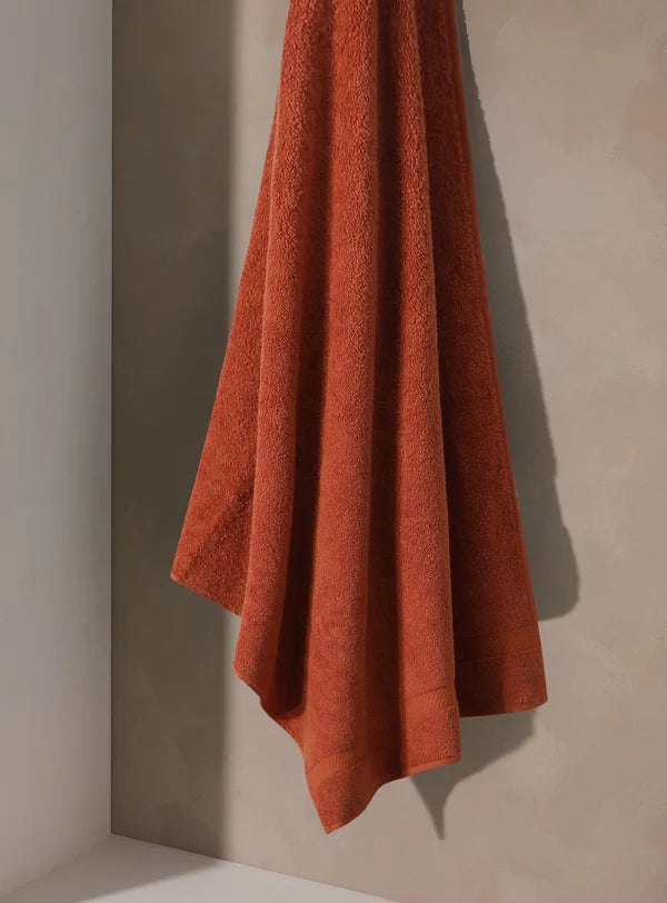 Cotton Terry Towel — Pumpkin — view 4