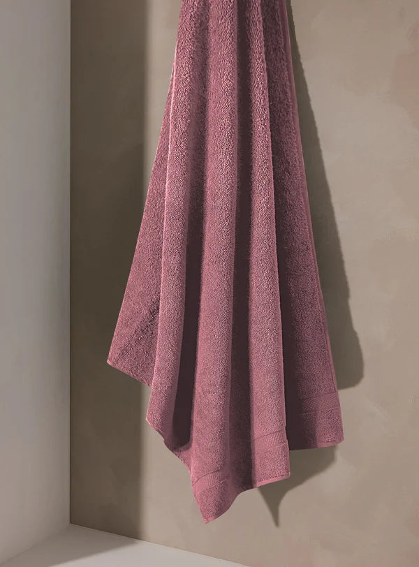 Cotton Terry Towel — Rose — view 3