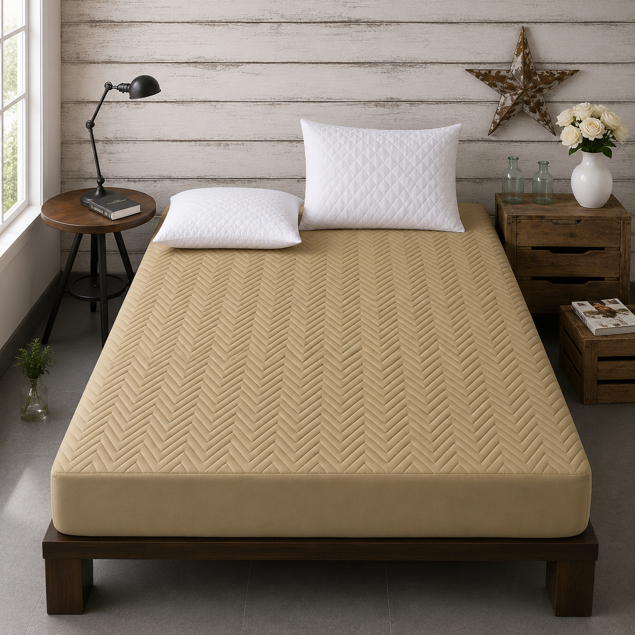 Quilted Waterproof Mattress Cover — Skin
