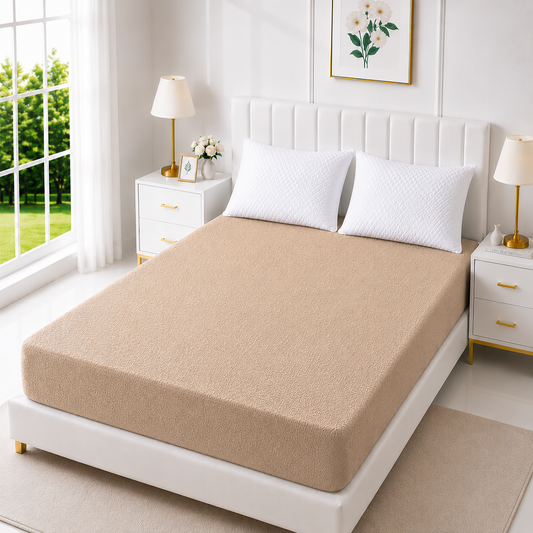 Terry Cotton Waterproof Mattress Cover — Skin