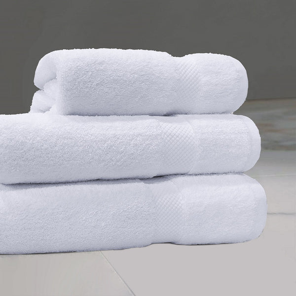 Cotton Terry Towel — White — view 2