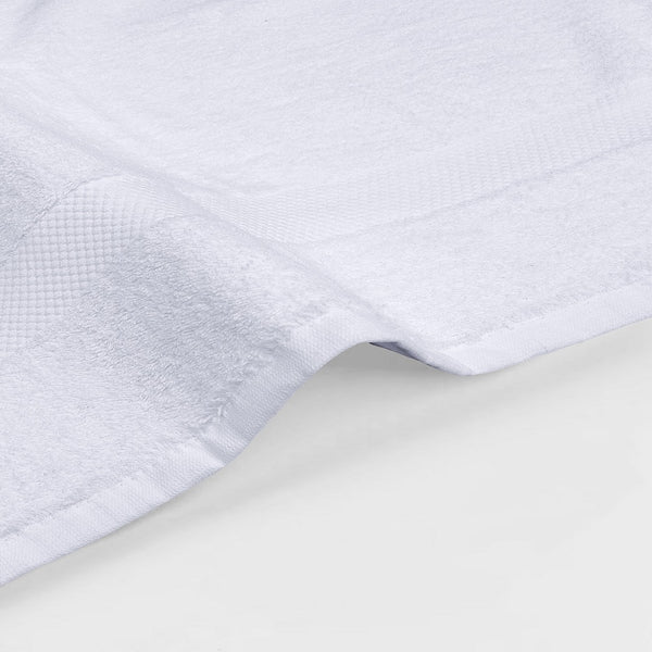 Cotton Terry Towel — White — view 3